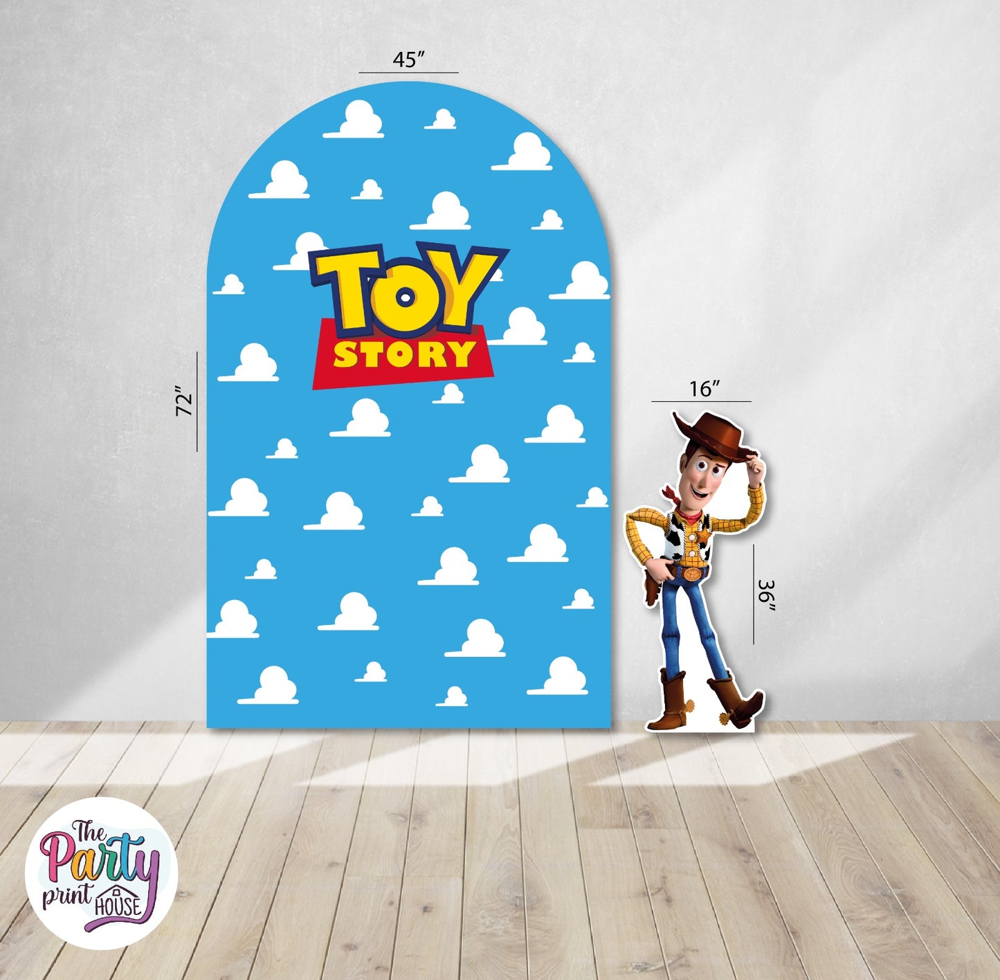 🤠 Toy Story Foamboard Party Set 🧸☁️