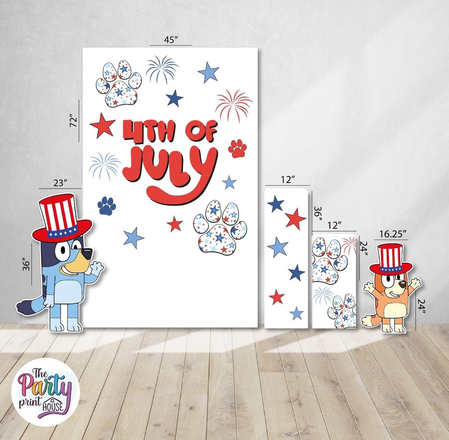πΊπΈ Bluey 4th of July Party Set β Set #2 π