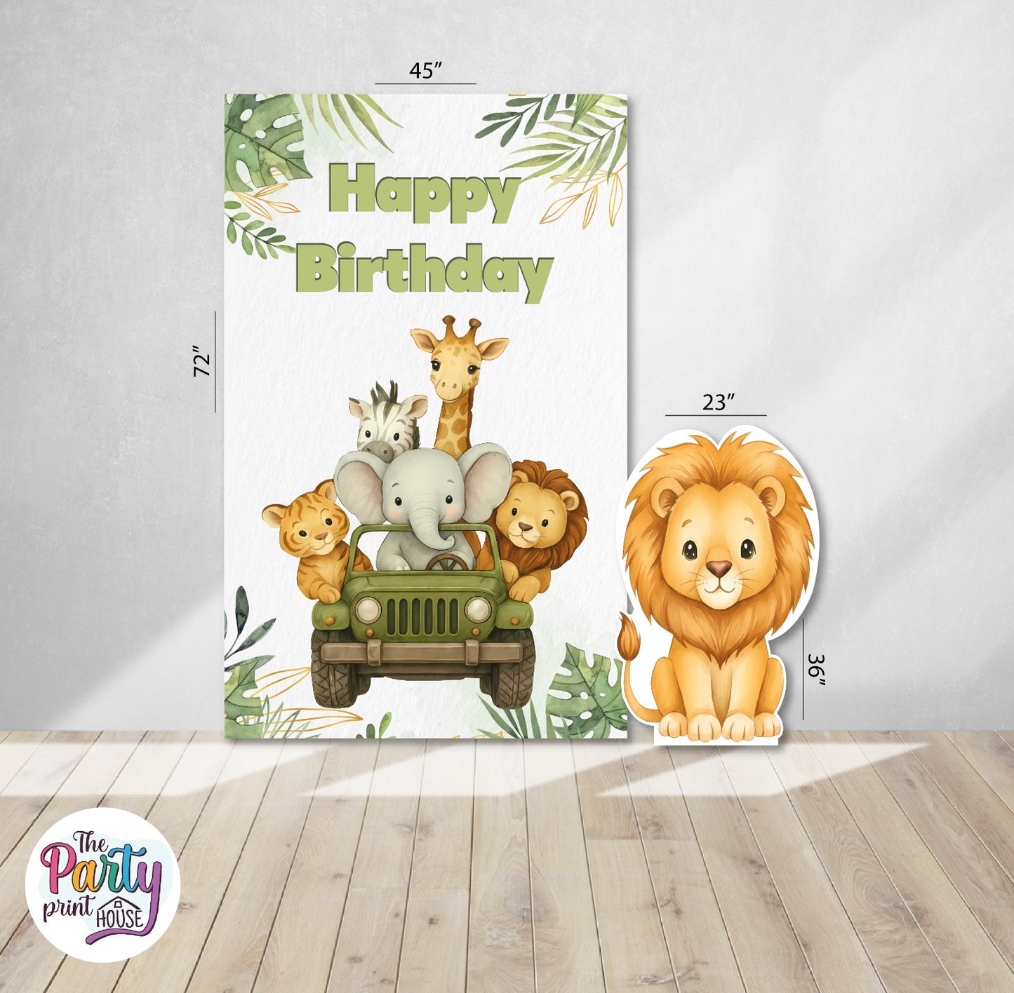 π¦ Safari Birthday Foamboard Set ππΏ