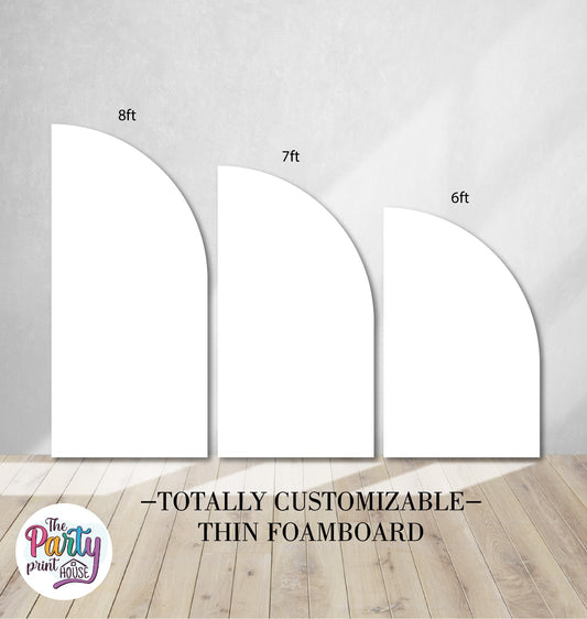 ✨💫Totally Customizable Thin Foamboard Arches