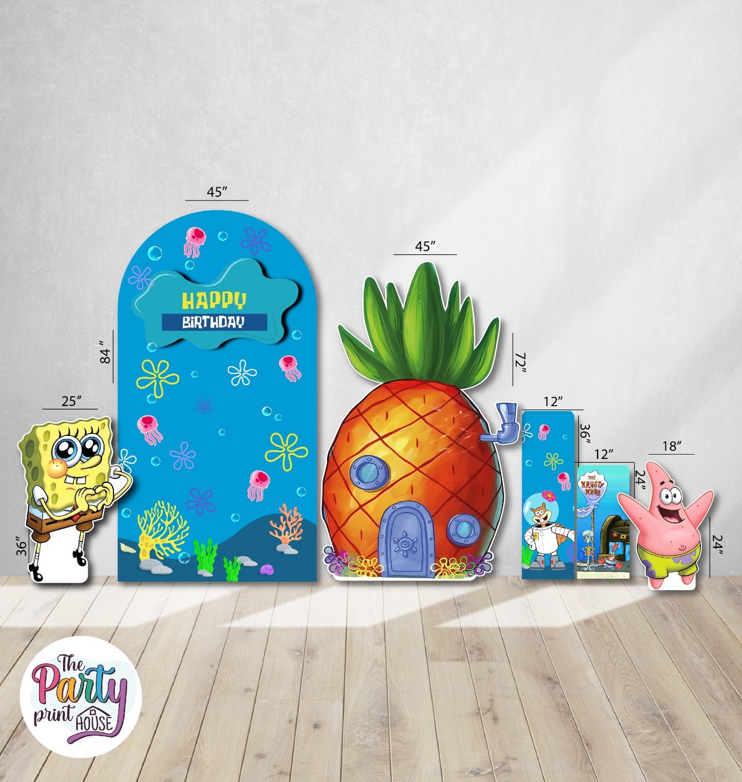 🌊 SpongeBob Foamboard Set #3 – Totally Customizabl