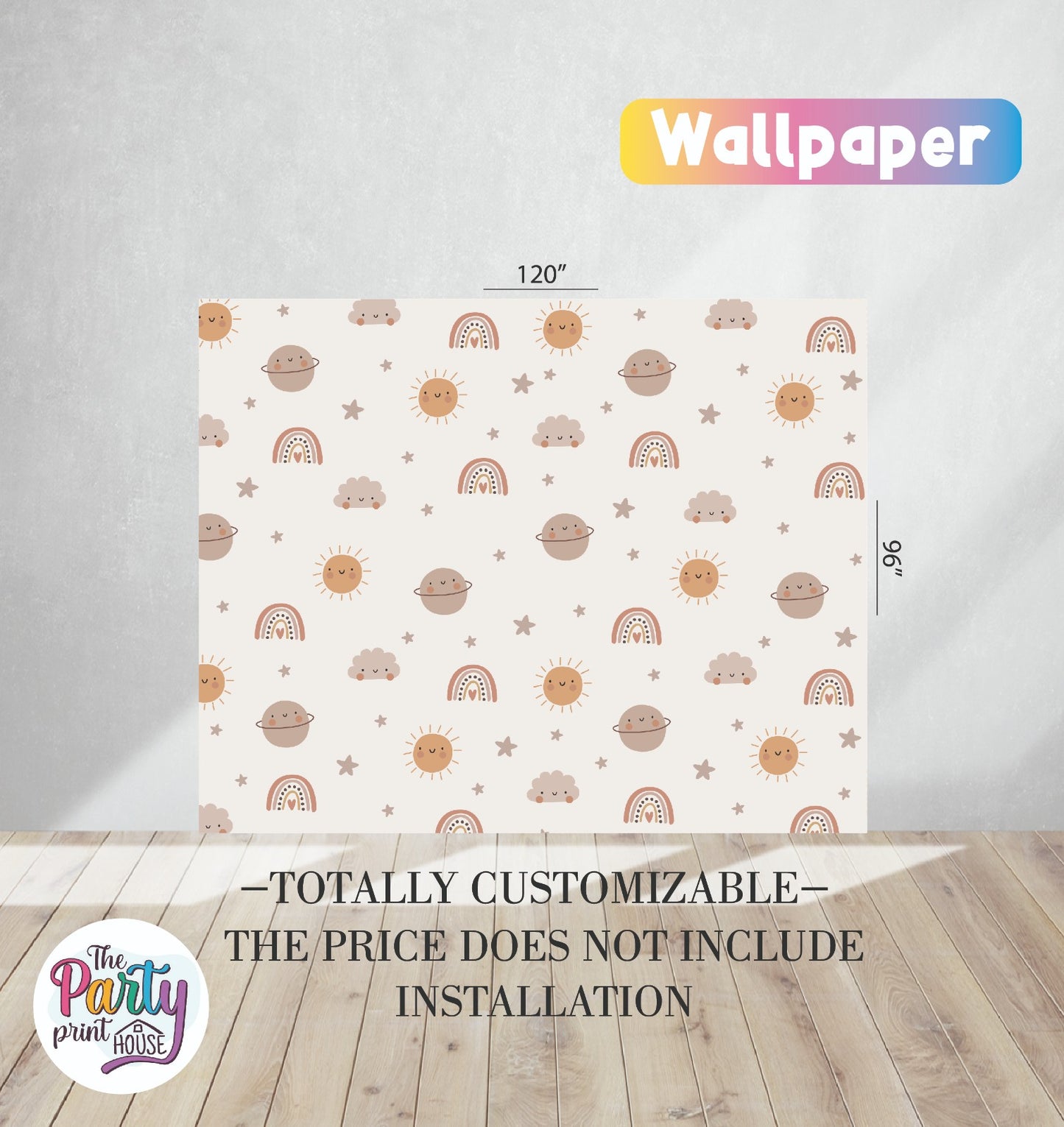 🌙 Boho Space Wallpaper – Totally Customizable