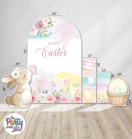 🌸🐰 Easter Foamboard Set # 2– Complete Spring Backdrop Package