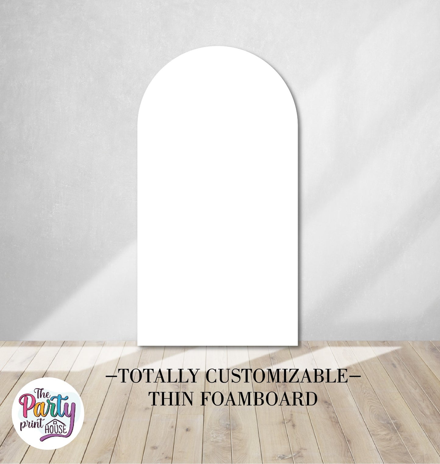 Totally Customizable Arched Backdrops – Thin Foamboard