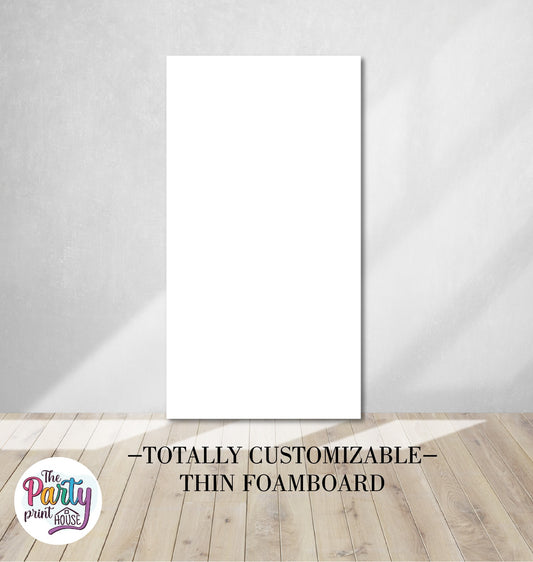 ✨⭐Totally Customizable Rectangular Backdrops – Thin Foamboard
