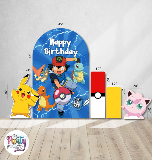 ⚡️ Pokémon Deluxe Foamboard Party Set # 2 – Totally Customizable