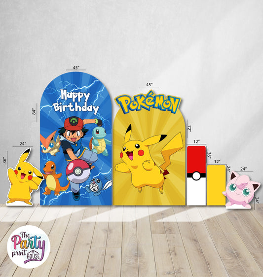 ⚡️ Pokémon Premium Foamboard Party Set &nbsp;# 3– Totally Customizable
