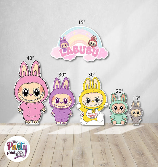 🌈🐰 Labubu Foamboard Props – Totally Customizable