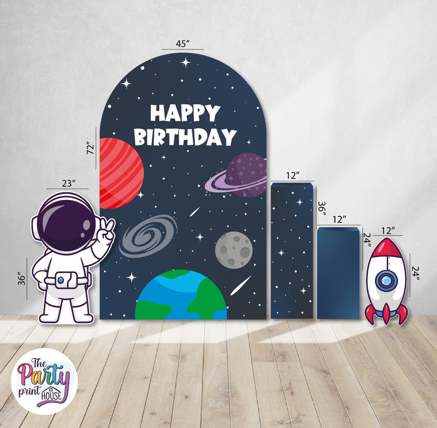 🚀 Space Birthday Party Set – Set #2 👨🚀🌎