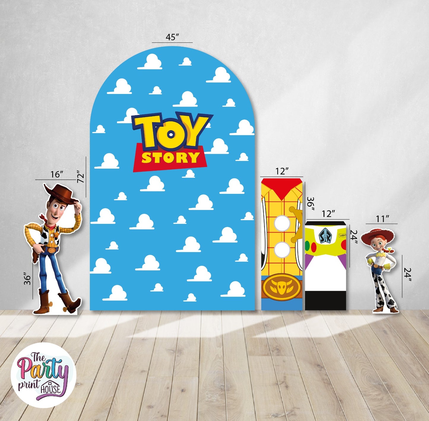🤠 Toy Story Foamboard Party Set #2 ☁️⭐