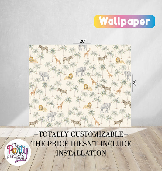 🦁 Safari Adventure Wallpaper – Totally Customizable